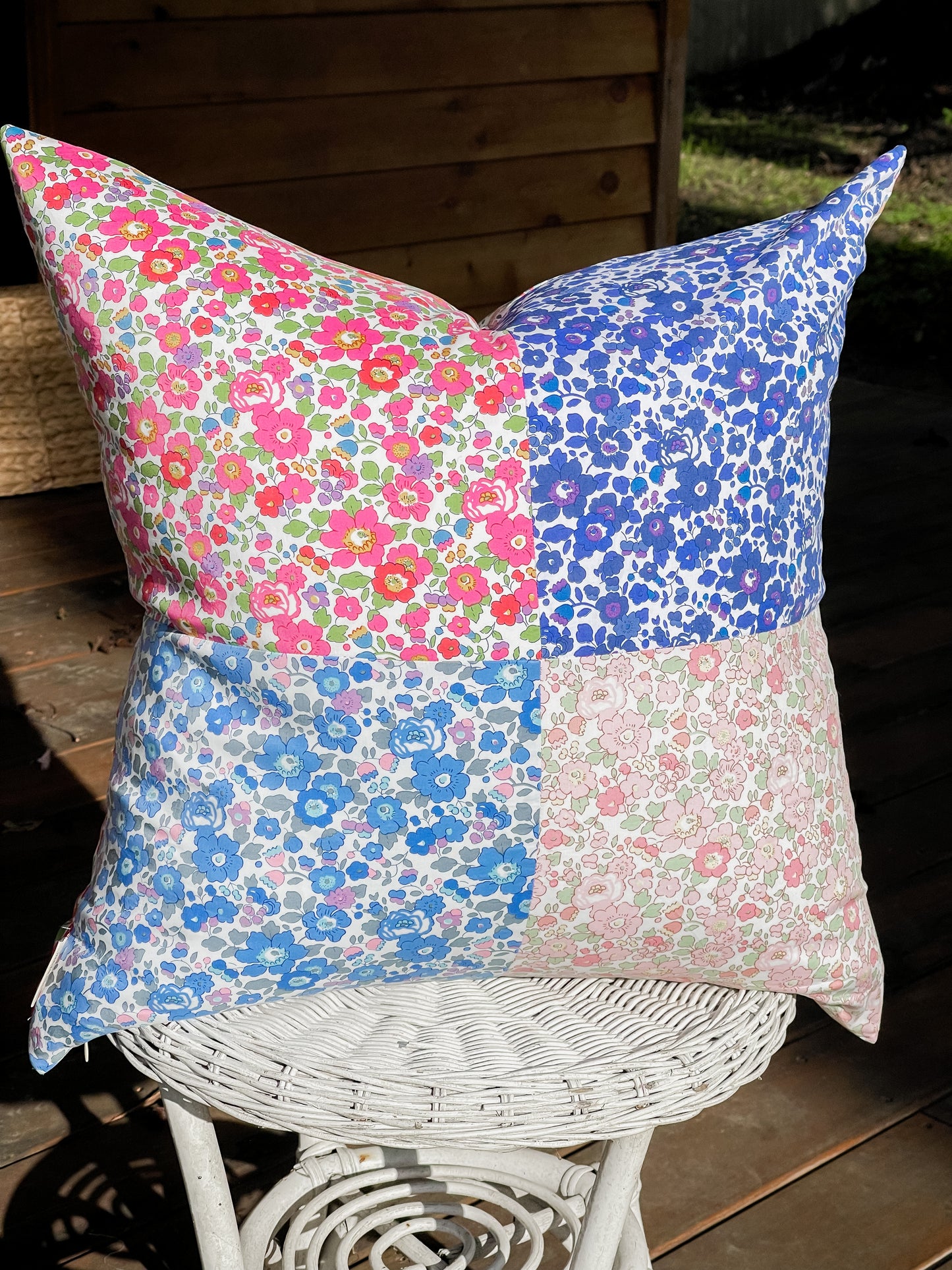 Liberty ‘Betsy’ Patchwork Cushion