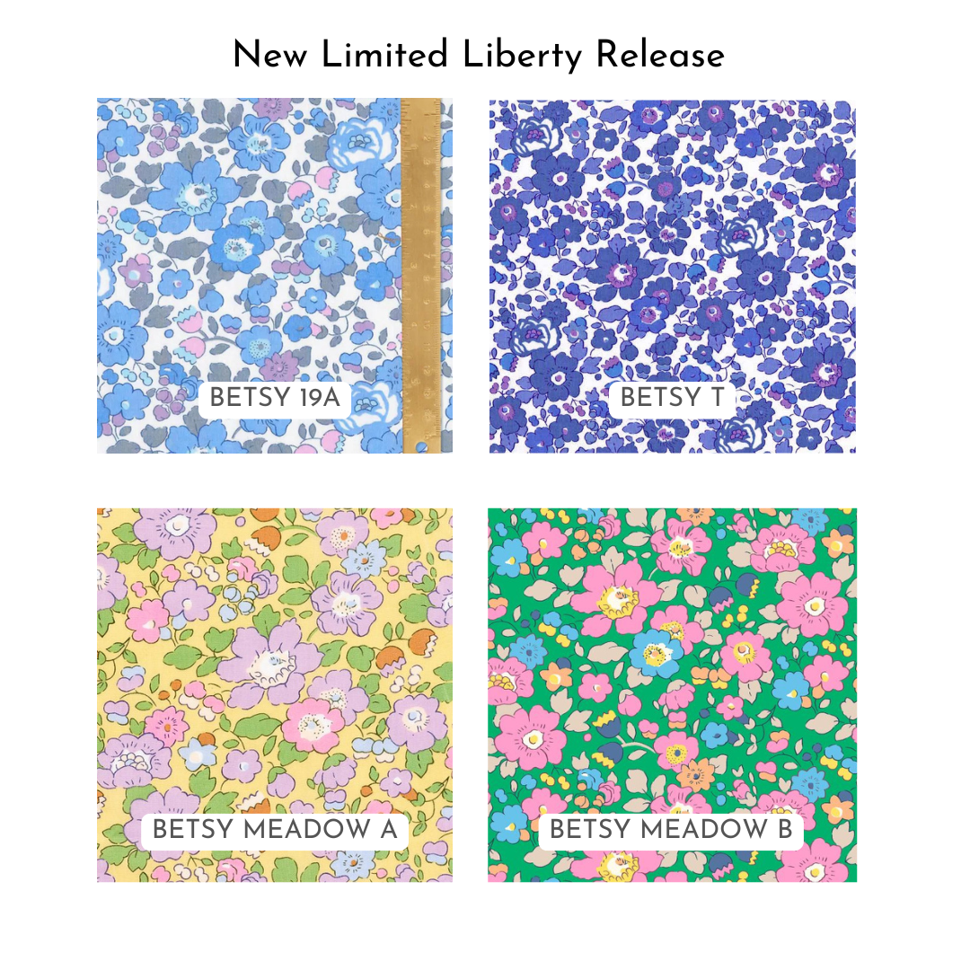Face Washer with Liberty Fabric Initial - custom embroidered gift for kids and adults