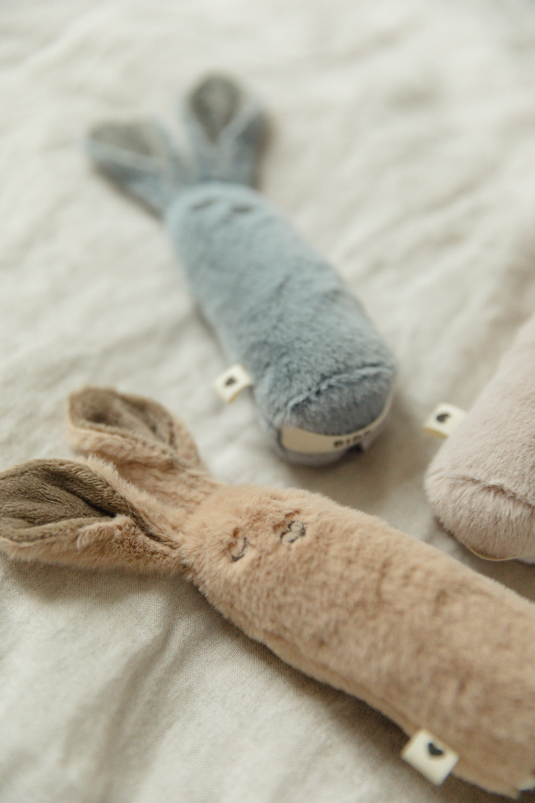 Bibs Tan Kangaroo Baby Rattle