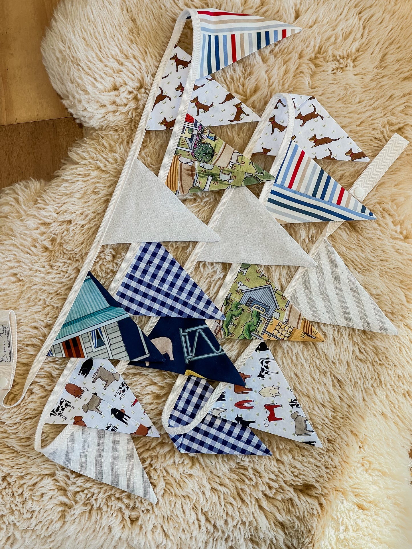 Red Tractor Designs Bunting