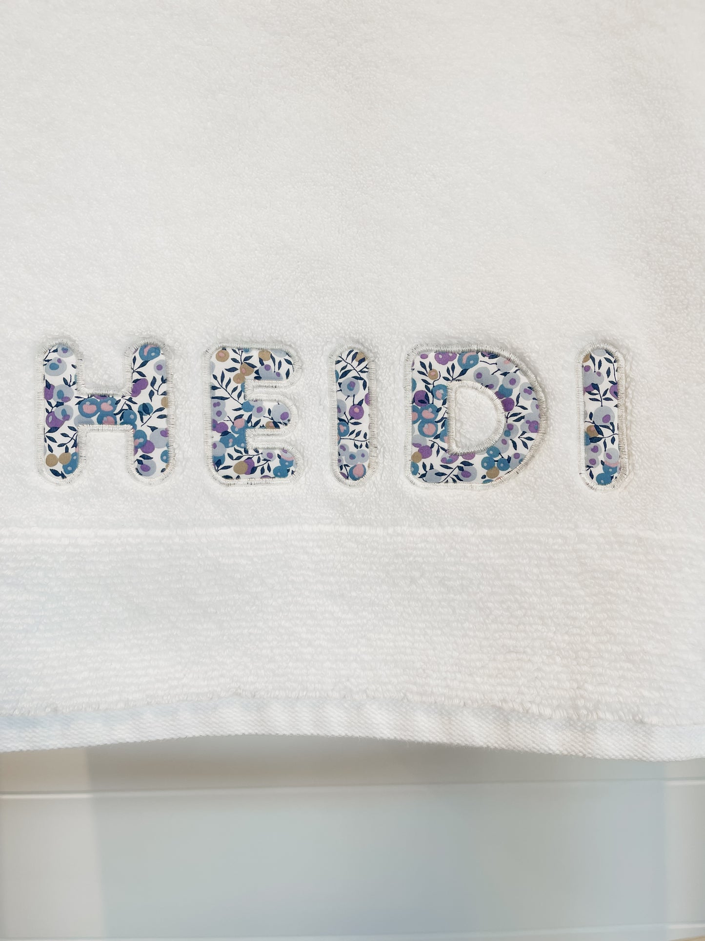 Personalised Liberty Name Towels – Custom Embroidered Gift (Baby, Kids & Adults)