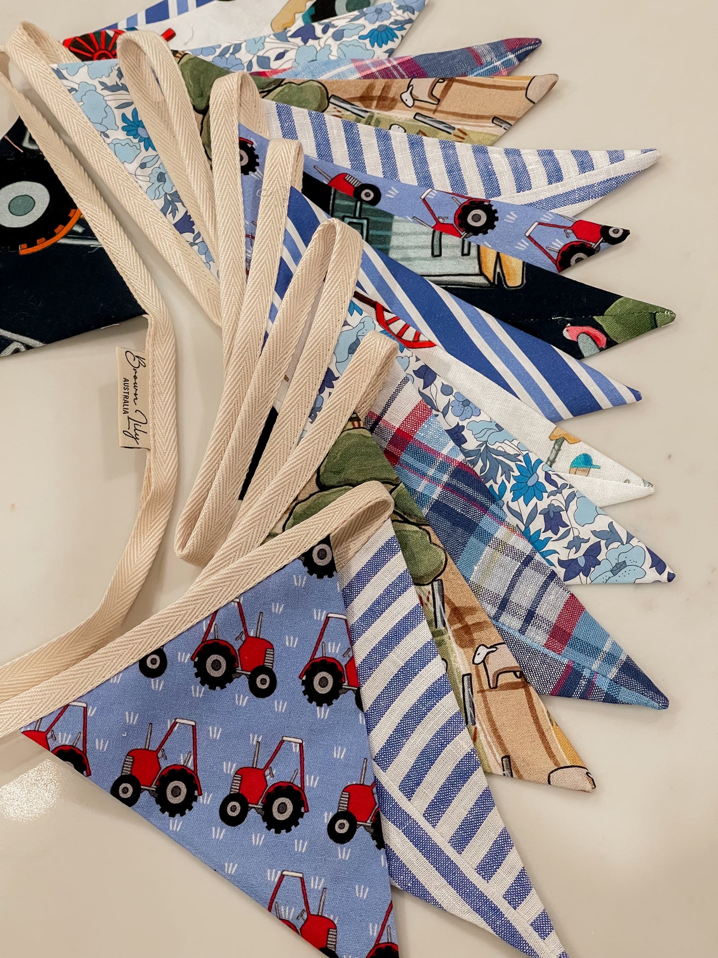 Red Tractor Designs Bunting