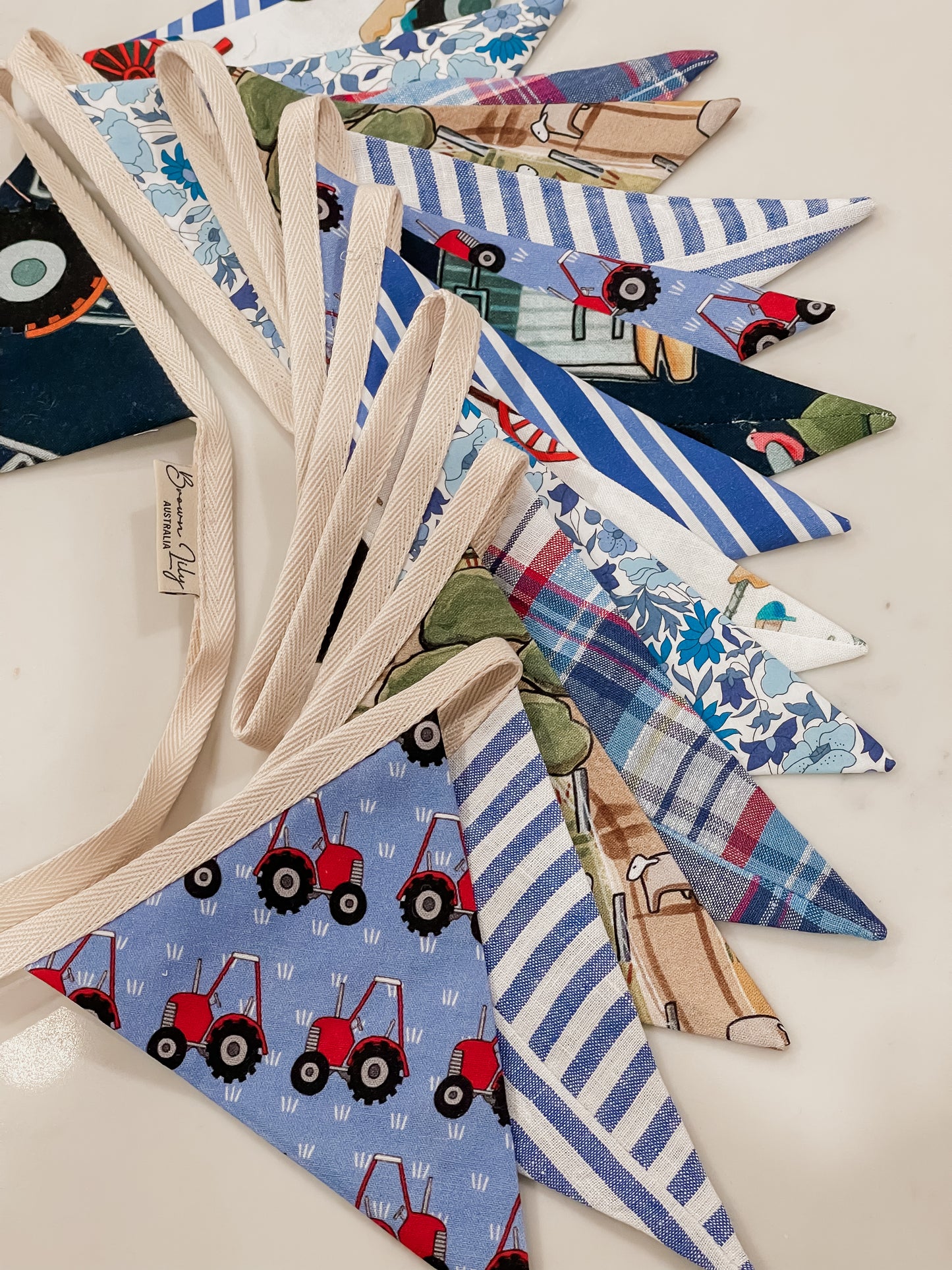 Red Tractor Designs Bunting