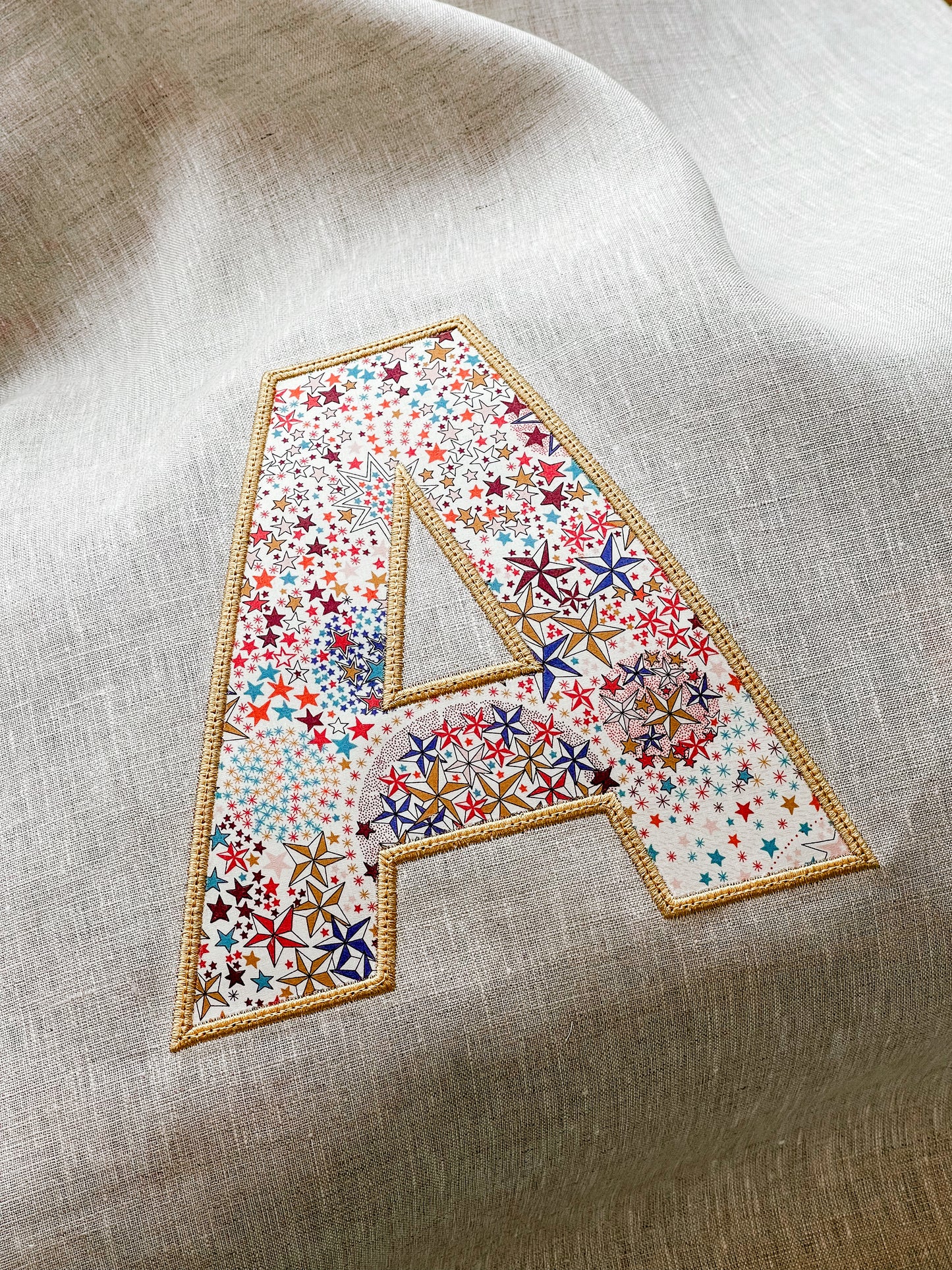 Personalised Premium Linen & Liberty Santa Sacks