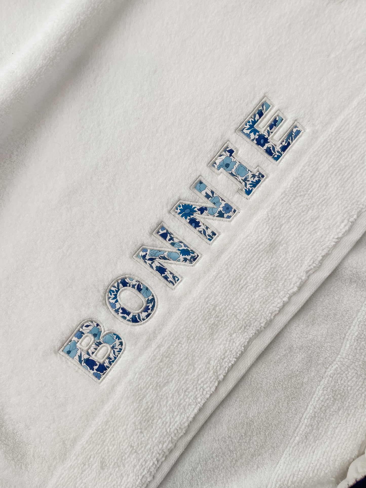 Personalised Liberty Name Towels – Custom Embroidered Gift (Baby, Kids & Adults)