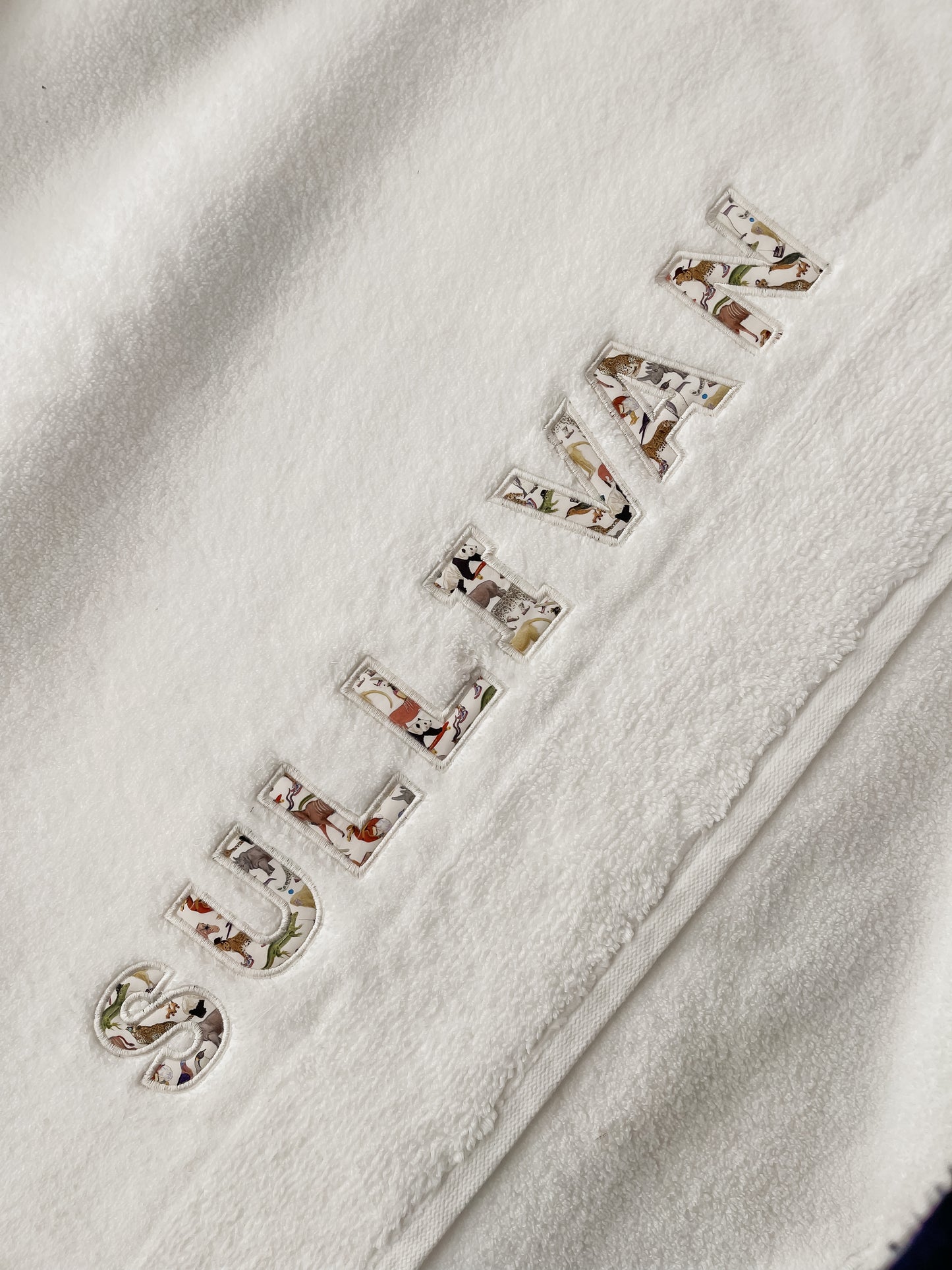 Personalised Liberty Name Towels – Custom Embroidered Gift (Baby, Kids & Adults)