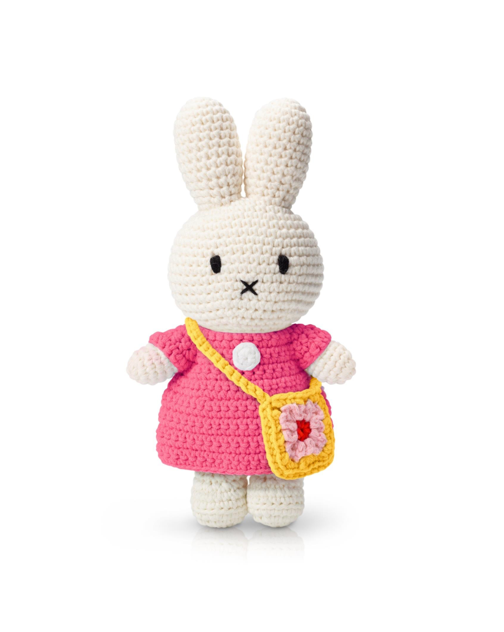 Miffy Handmade and her Pink Dress and Flower Bag