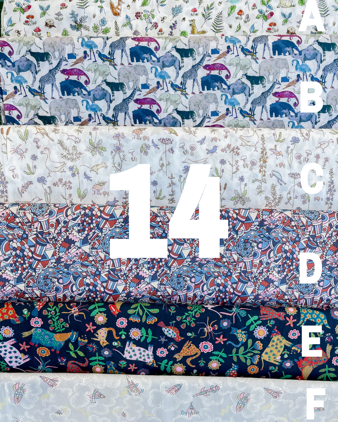 Single Fabric Liberty Name Banner