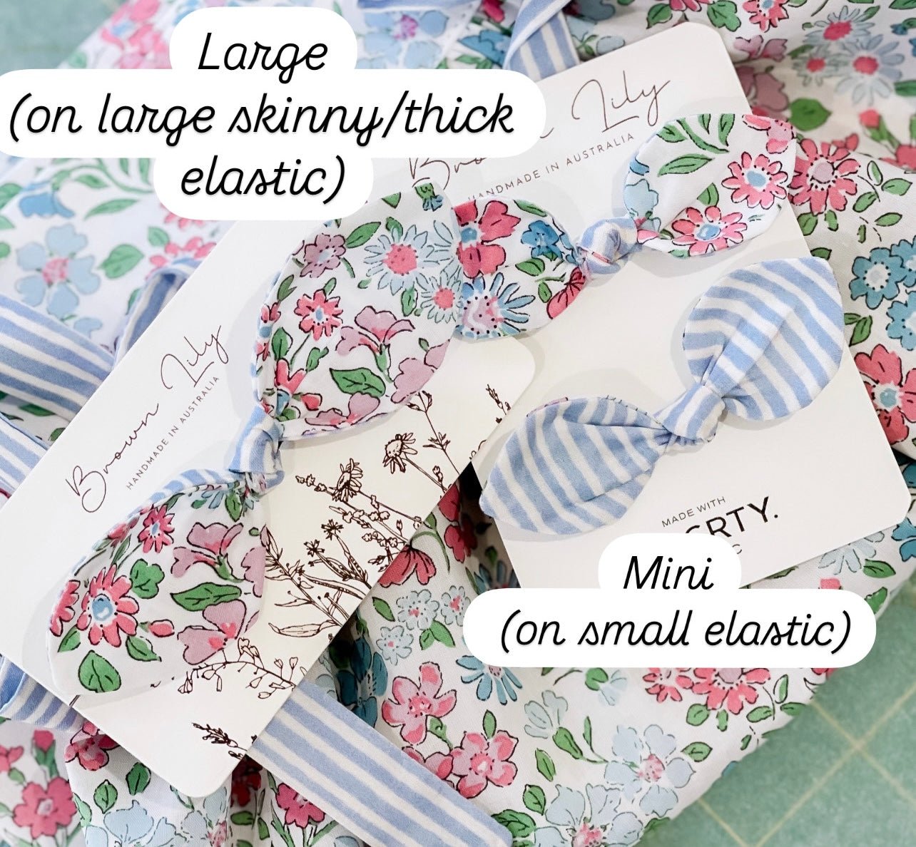 Large Bunny Knot Hair Elastic
