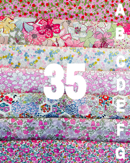 Multi Fabric Liberty Name Banner