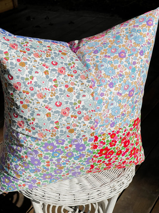 Liberty ‘Betsy’ Patchwork Cushion