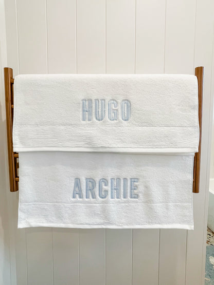 Personalised Towels - Gingham Stripes Spots