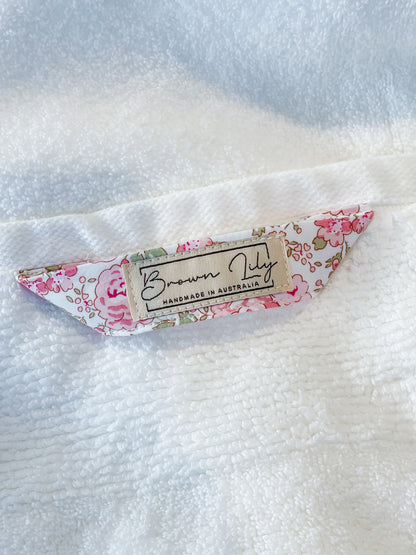 Personalised Liberty Name Towels – Custom Embroidered Gift (Baby, Kids & Adults)