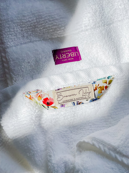 Personalised Towels ‘Liberty Appliqué Initial’