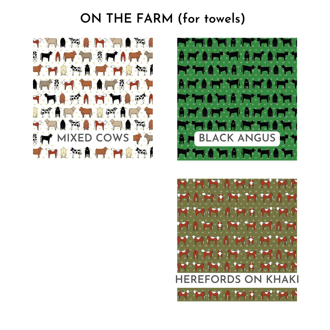 Face Washer 'Red Tractor Designs’