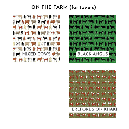 Face Washer 'Red Tractor Designs’
