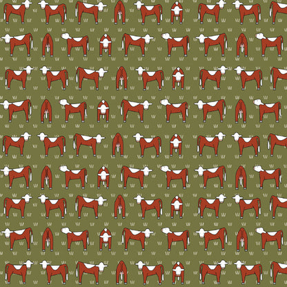 Face Washer 'Red Tractor Designs’