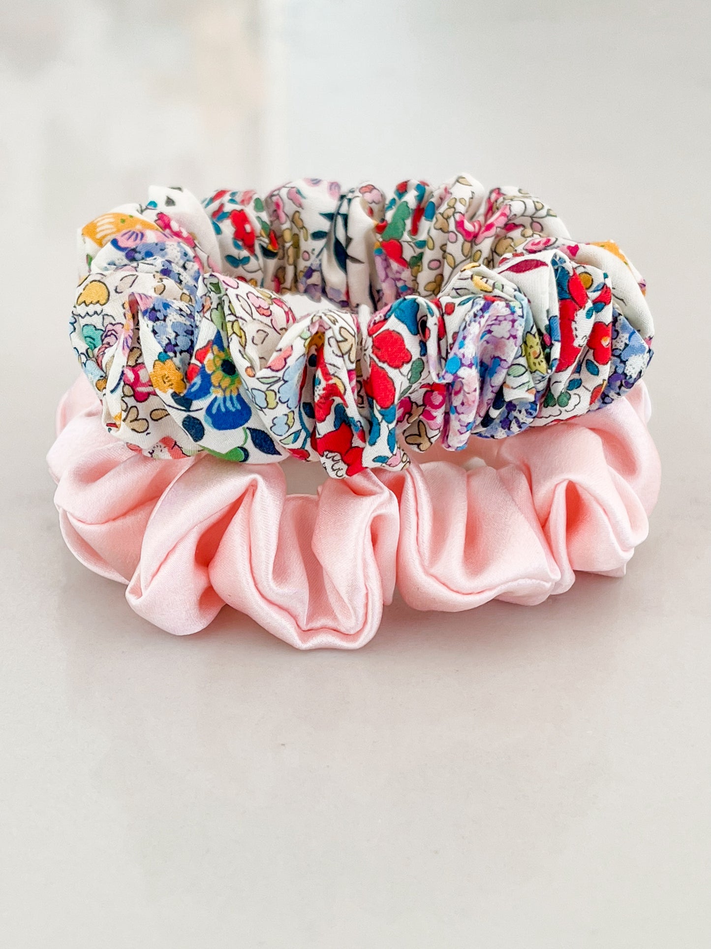 Liberty & Silk Scrunchies