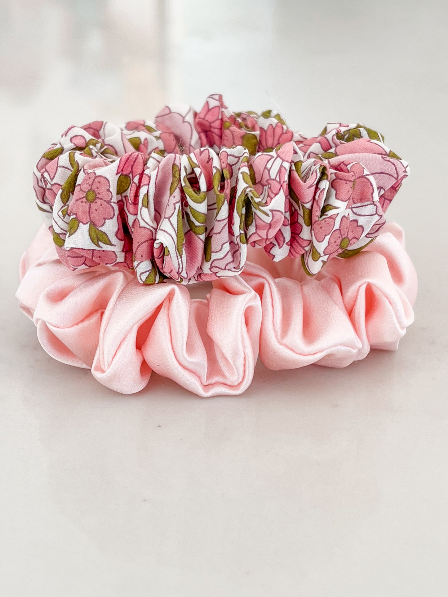 Liberty & Silk Scrunchies