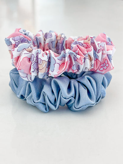 Liberty & Silk Scrunchies