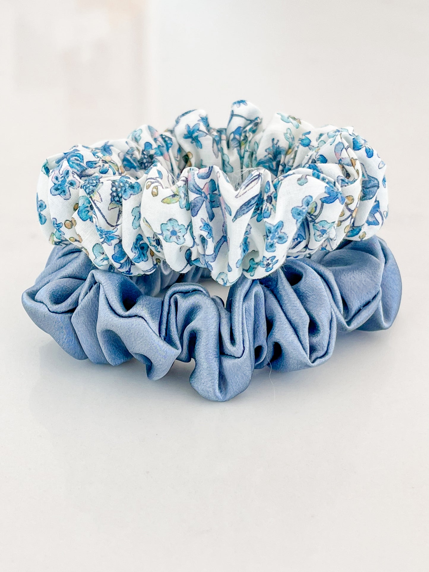 Liberty & Silk Scrunchies