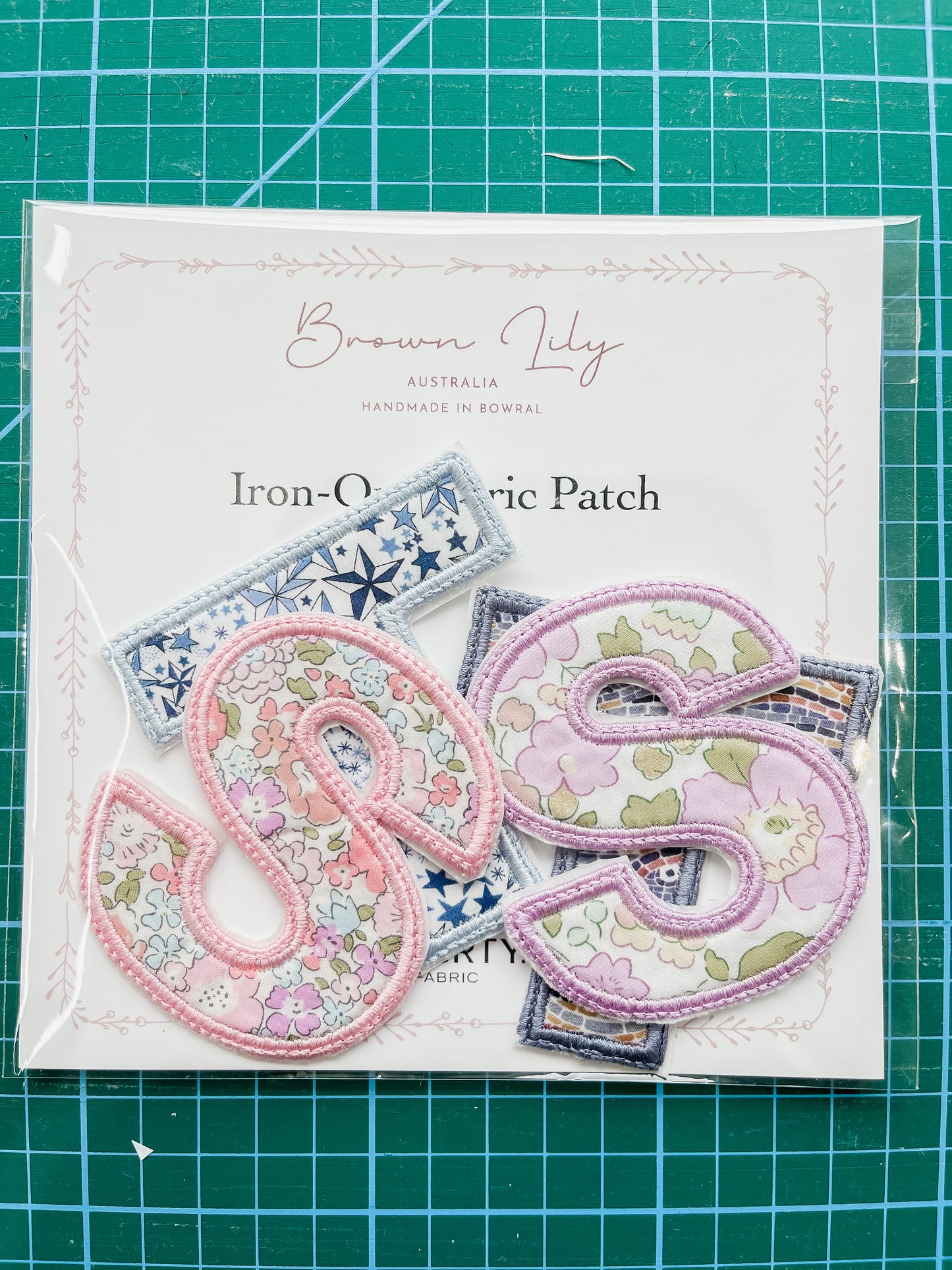 Liberty Alphabet & Number Patches