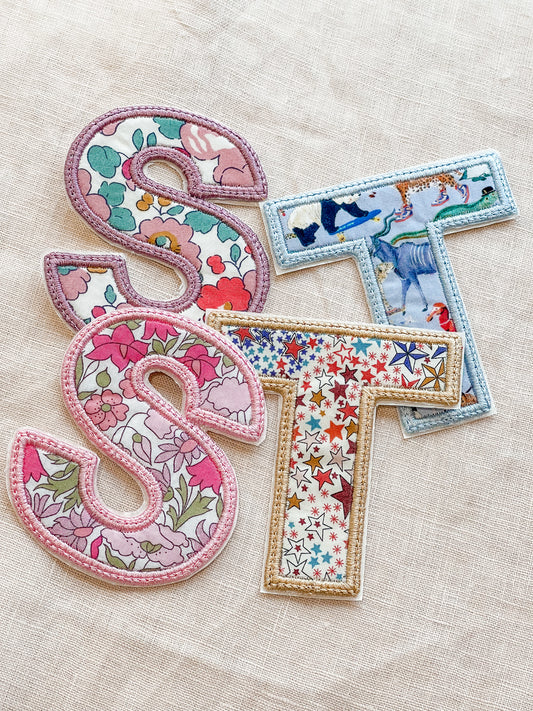 Liberty Alphabet & Number Patches