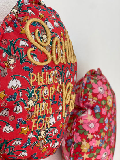 ‘Santa Stop Here’ Personalised Keepsake Balloon