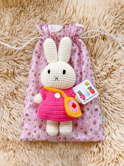 Liberty x Miffy Fully Lined Drawstring Keepsake Bag