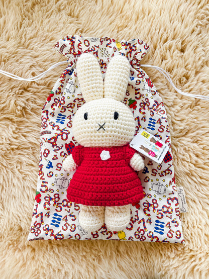 Liberty x Miffy Fully Lined Drawstring Keepsake Bag