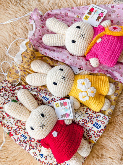 Liberty x Miffy Fully Lined Drawstring Keepsake Bag