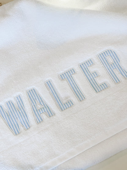 Personalised Spots, Stripes & Checks Towels
