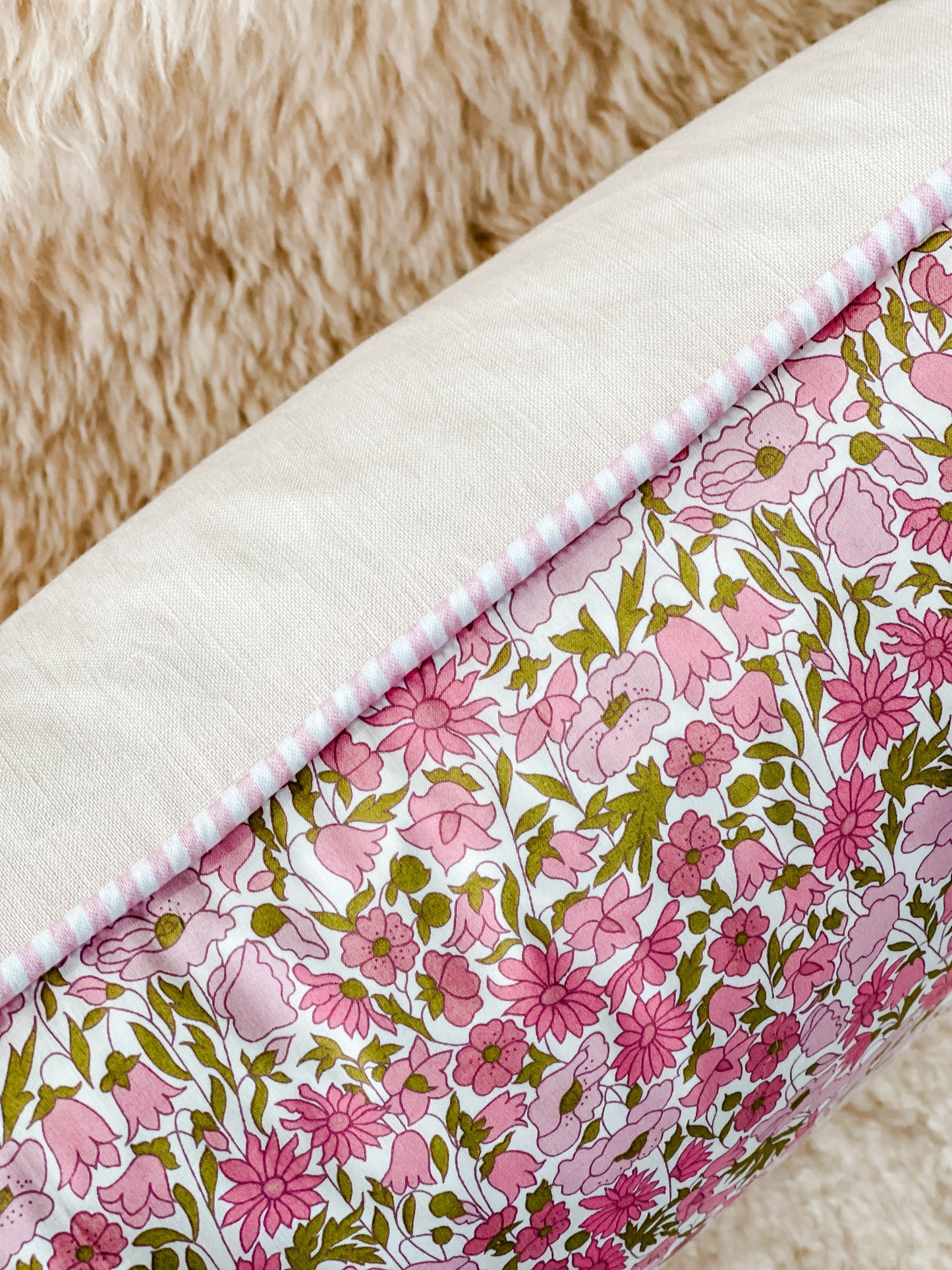 Personalised Cushion ‘Liberty & Linen’