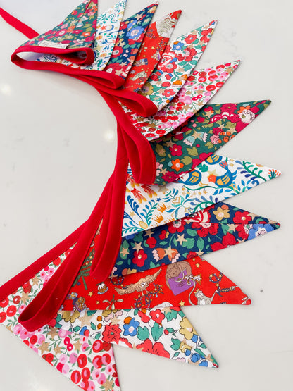 Liberty Christmas Bunting