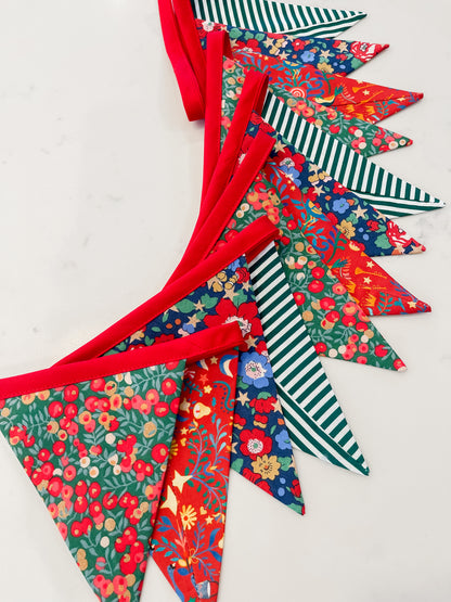 Liberty Christmas Bunting