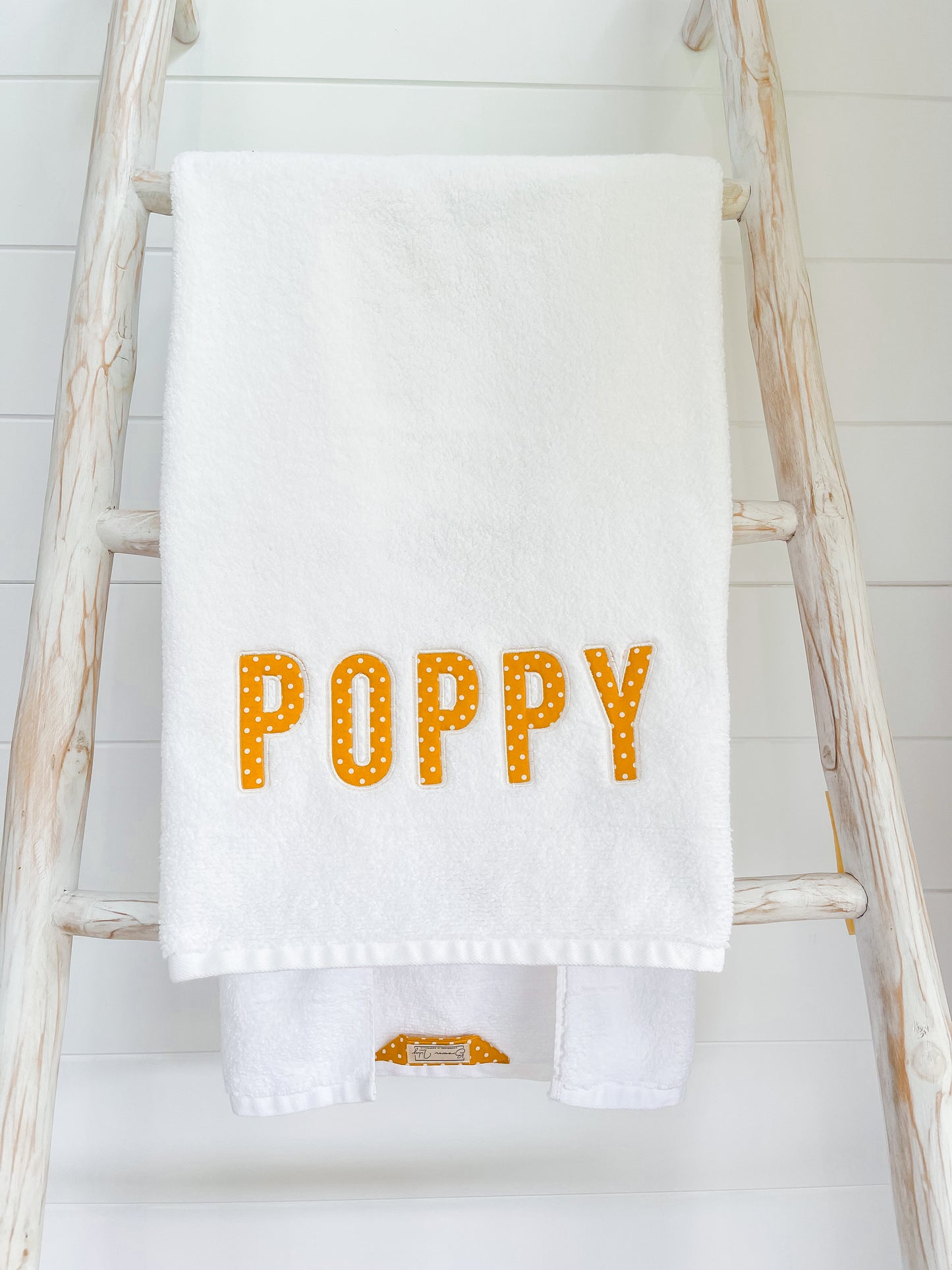 Personalised Towels 'Spots, Stripes & Ginghams’