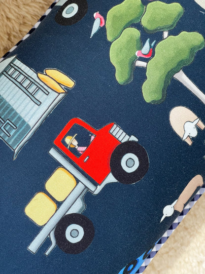 Personalised Cushion ‘Red Tractor Designs’