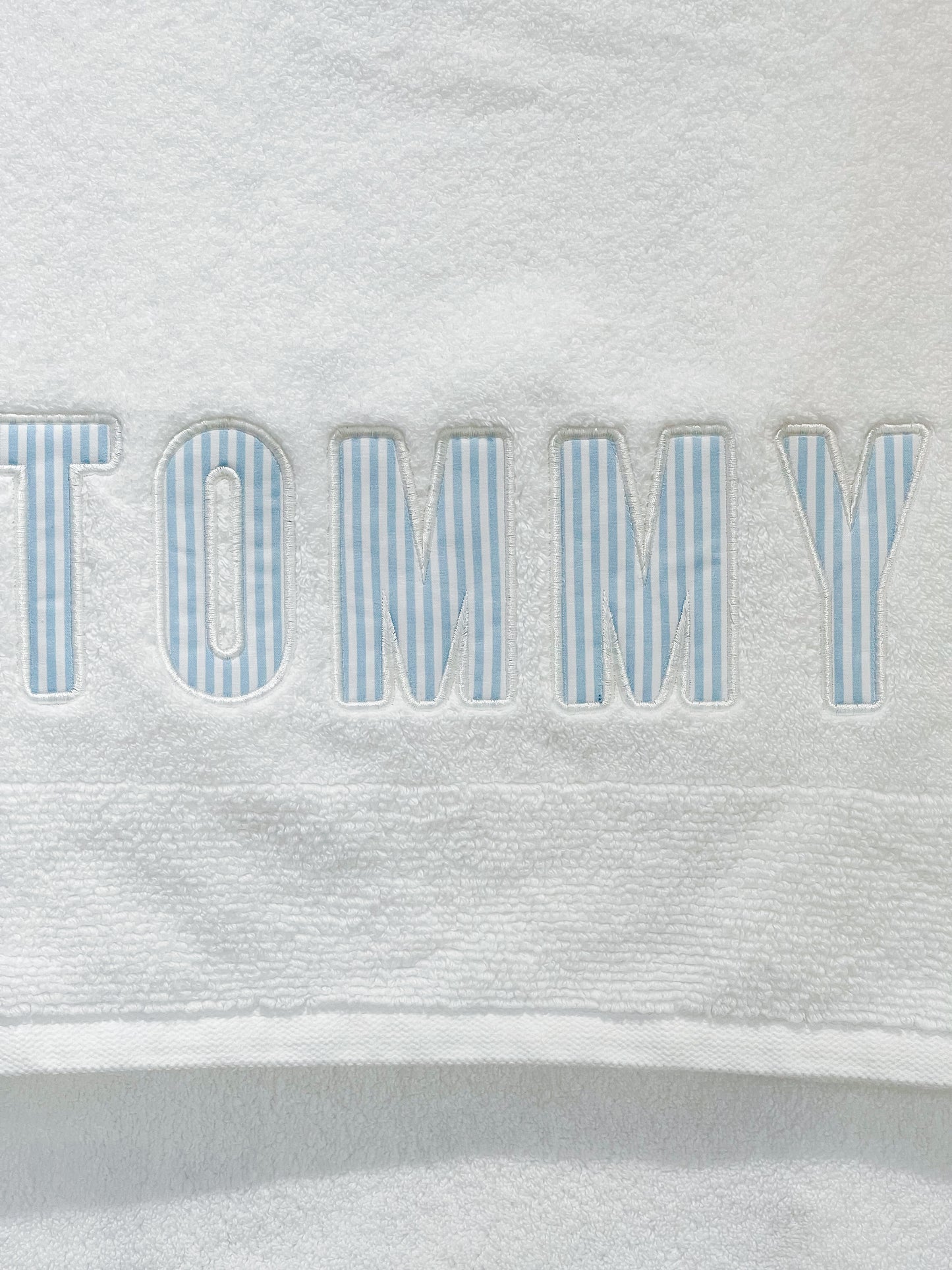 Personalised Towels 'Spots, Stripes & Ginghams’