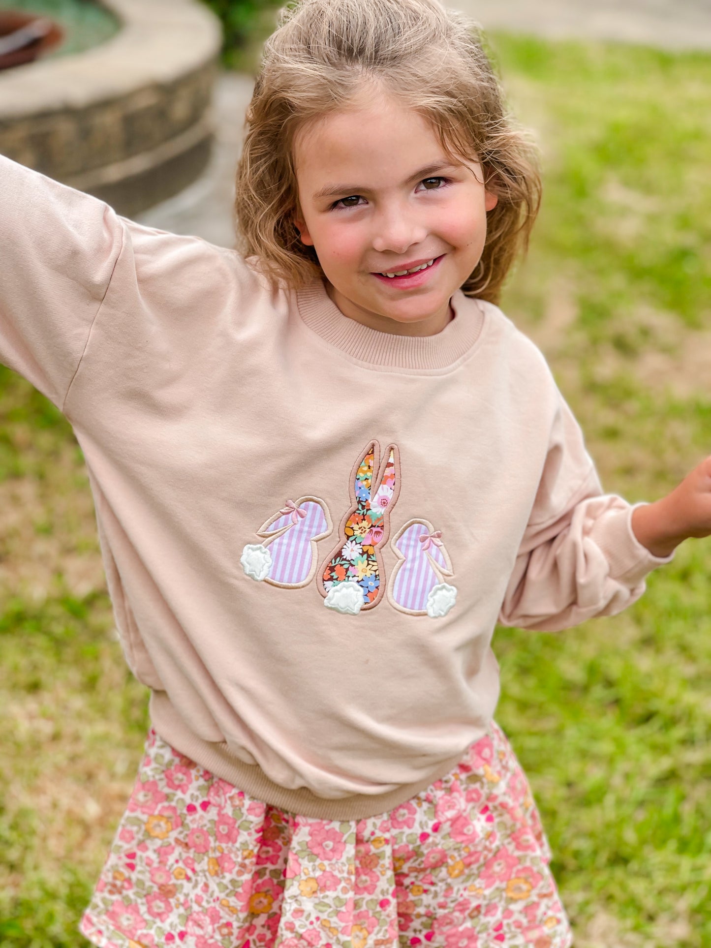 Easter Bunnies Jumper ‘Liberty & Stripes’