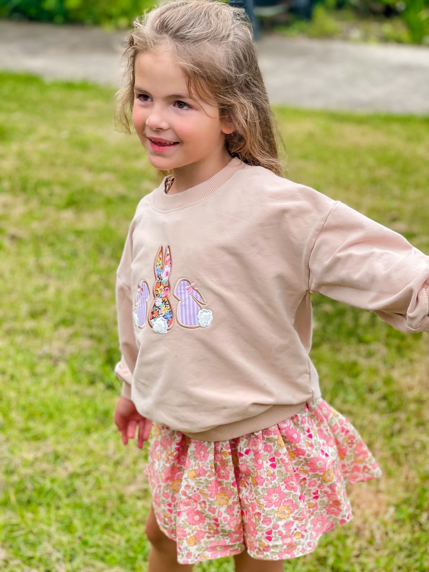 Easter Bunnies Jumper ‘Liberty & Stripes’