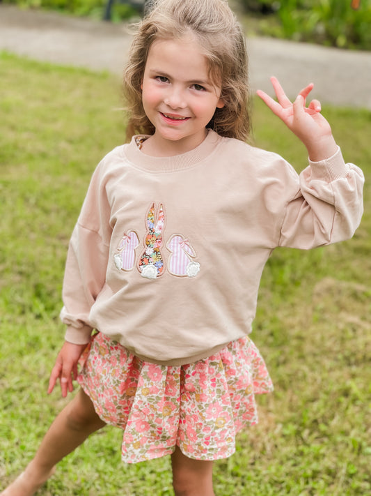 Easter Bunnies Jumper ‘Liberty & Stripes’