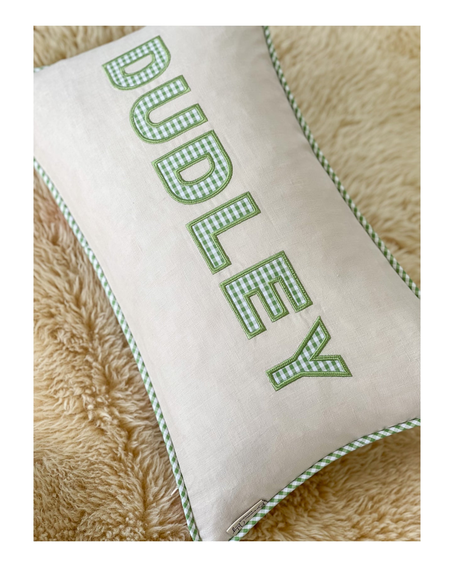 On The Farm Personalised Cushions 'Red Tractor Designs' fabrics