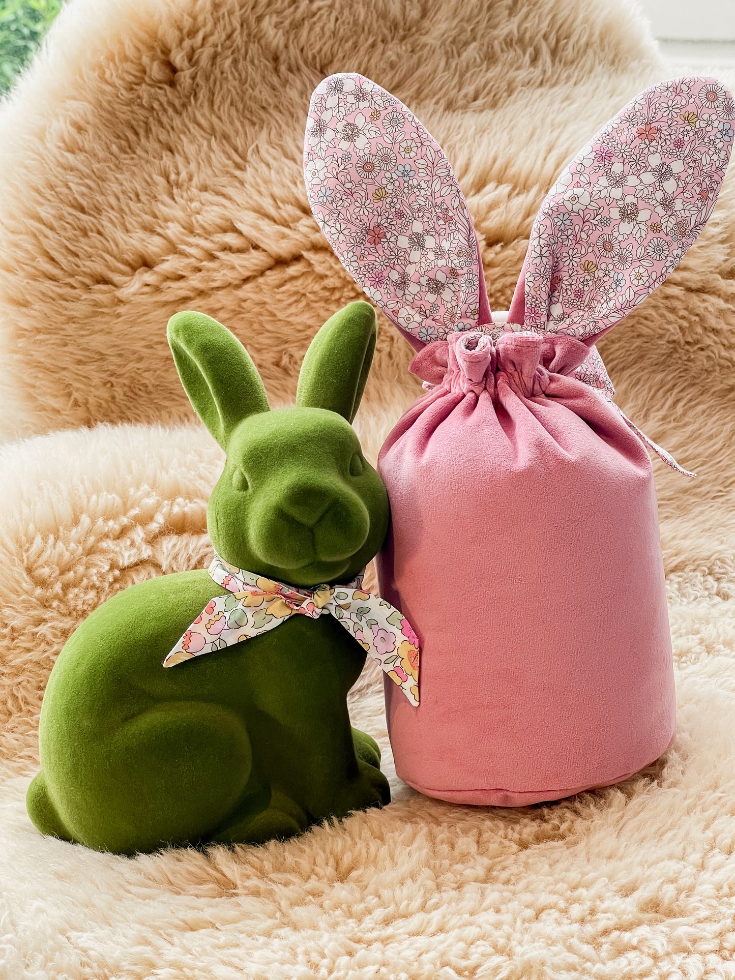 Velvet and Liberty Bunny Bags