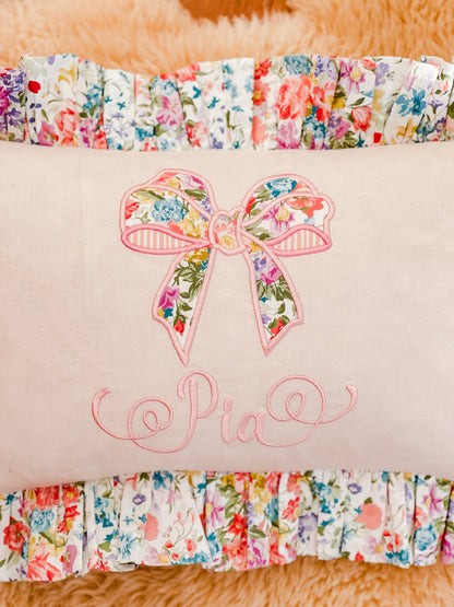 Liberty & 'Bridgerton' Ruffle Cushion