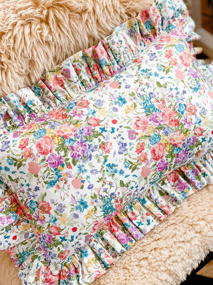 Liberty & 'Bridgerton' Ruffle Cushion