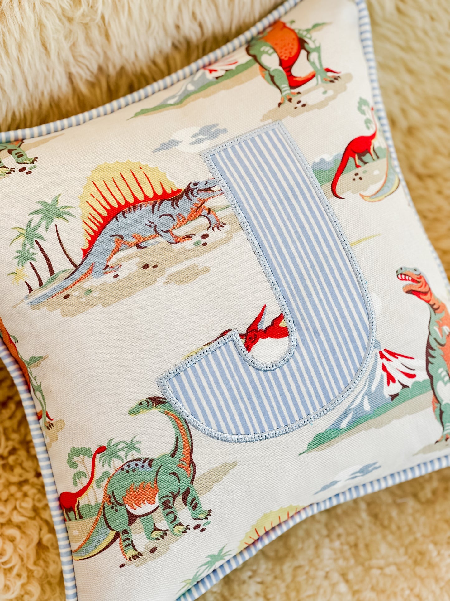 Personalised Cath Kidston Initial Cushion