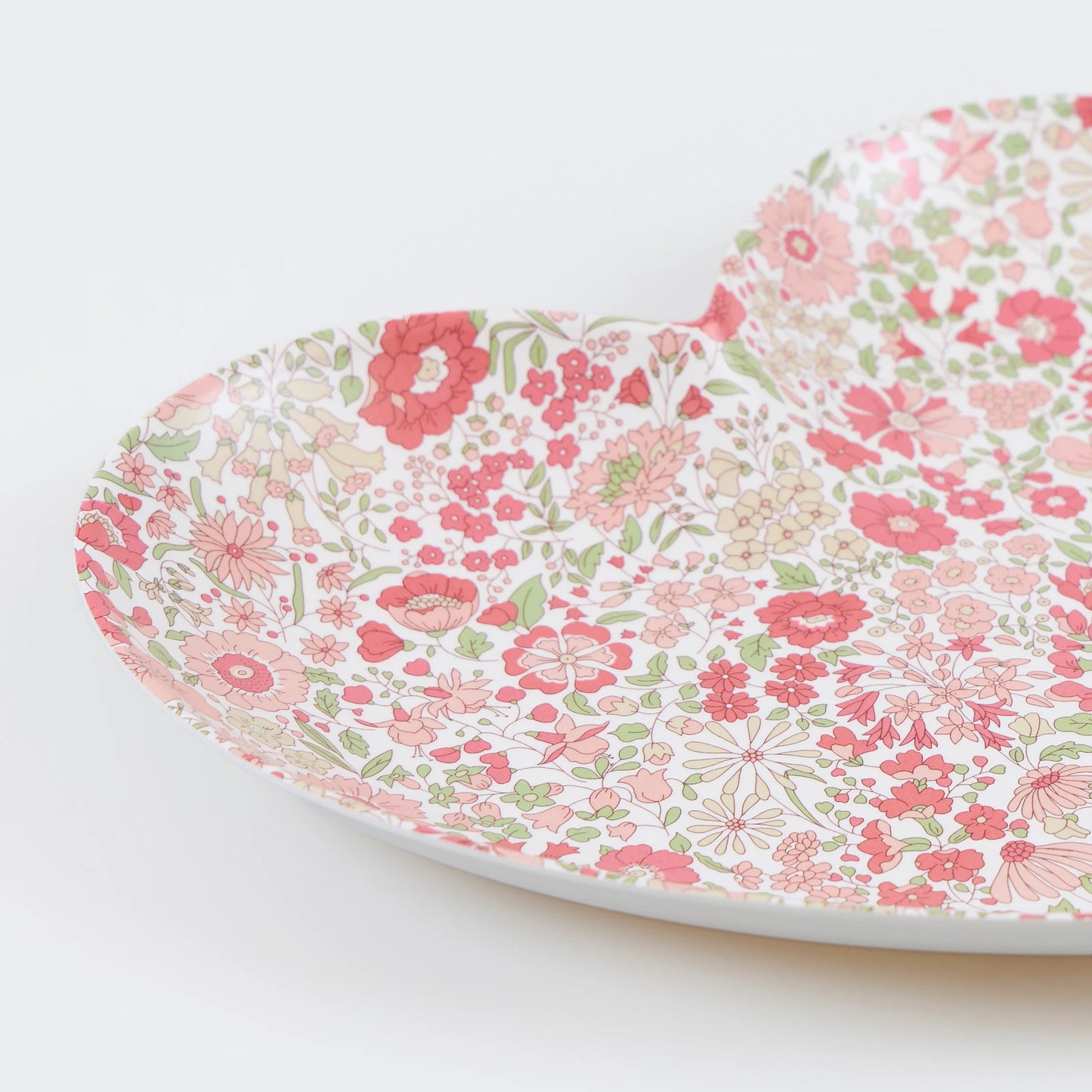 Meri Meri x Liberty Mixed Set of Reusable Heart Plates
