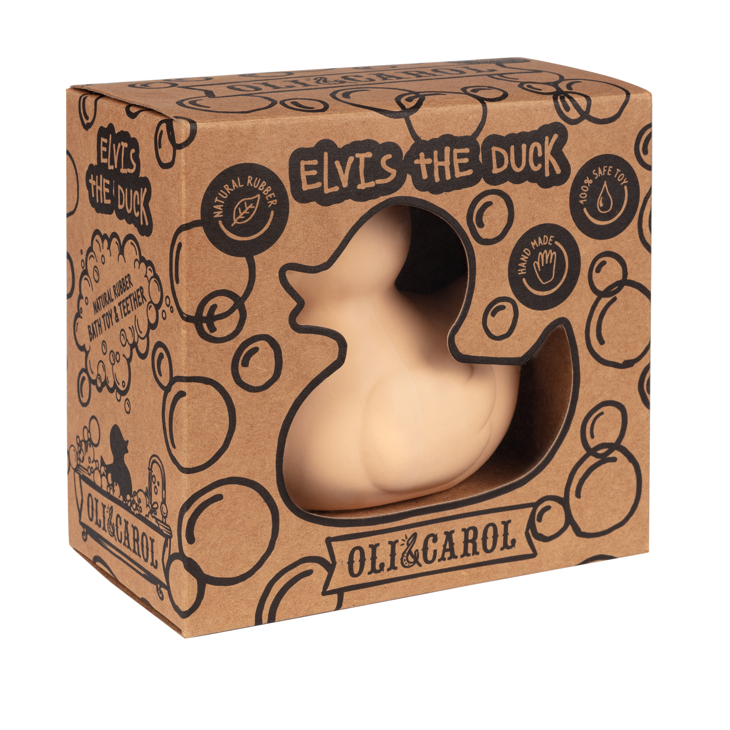 Oli&Carol Small Rubber Duck - Nude