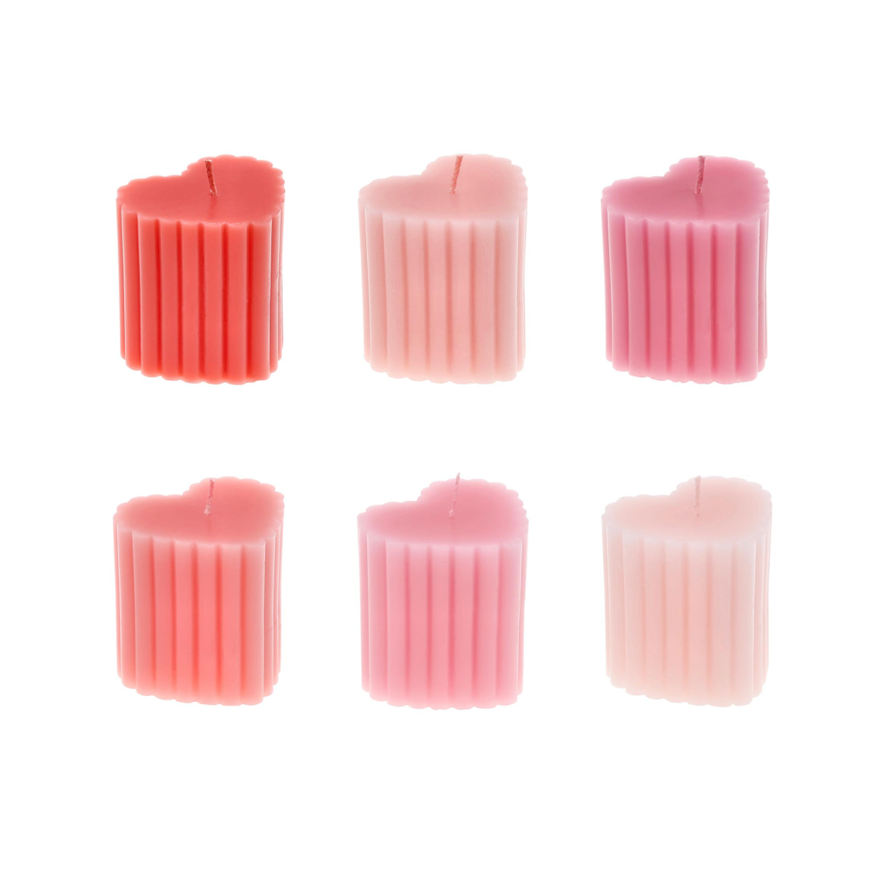 Meri Meri x Liberty Scalloped Heart Liberty Candles