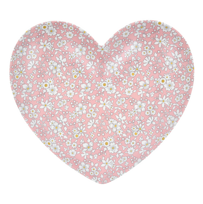Meri Meri x Liberty Mixed Set of Reusable Heart Plates